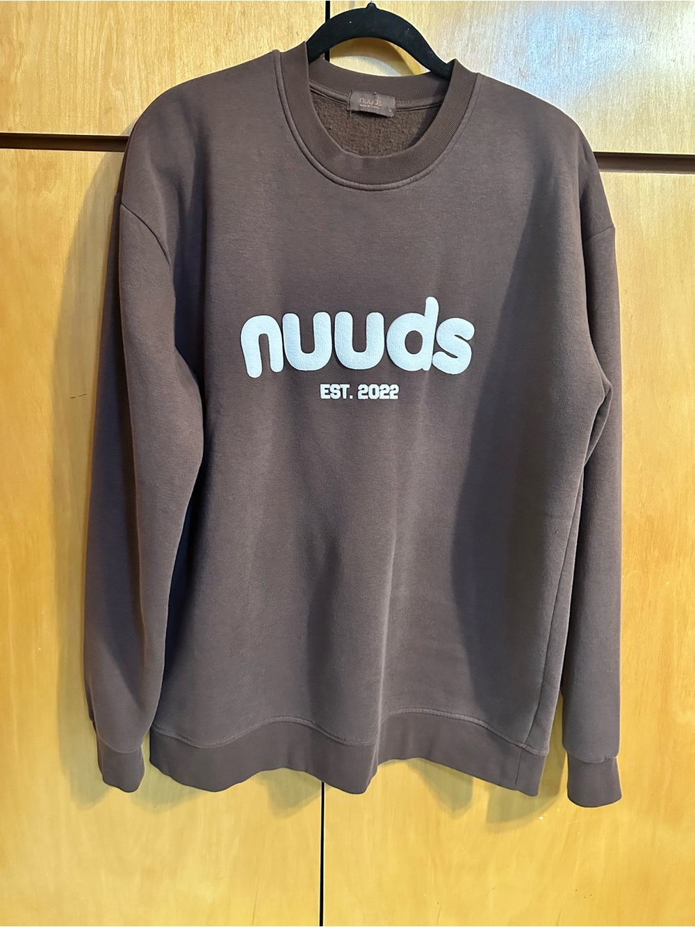 Nuuds Brown Logo Crewneck Sweatshirt